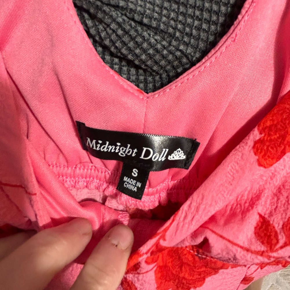NWOT Valentines Dress!!! Midnight doll A line mini dress size small - Picture 8 of 11